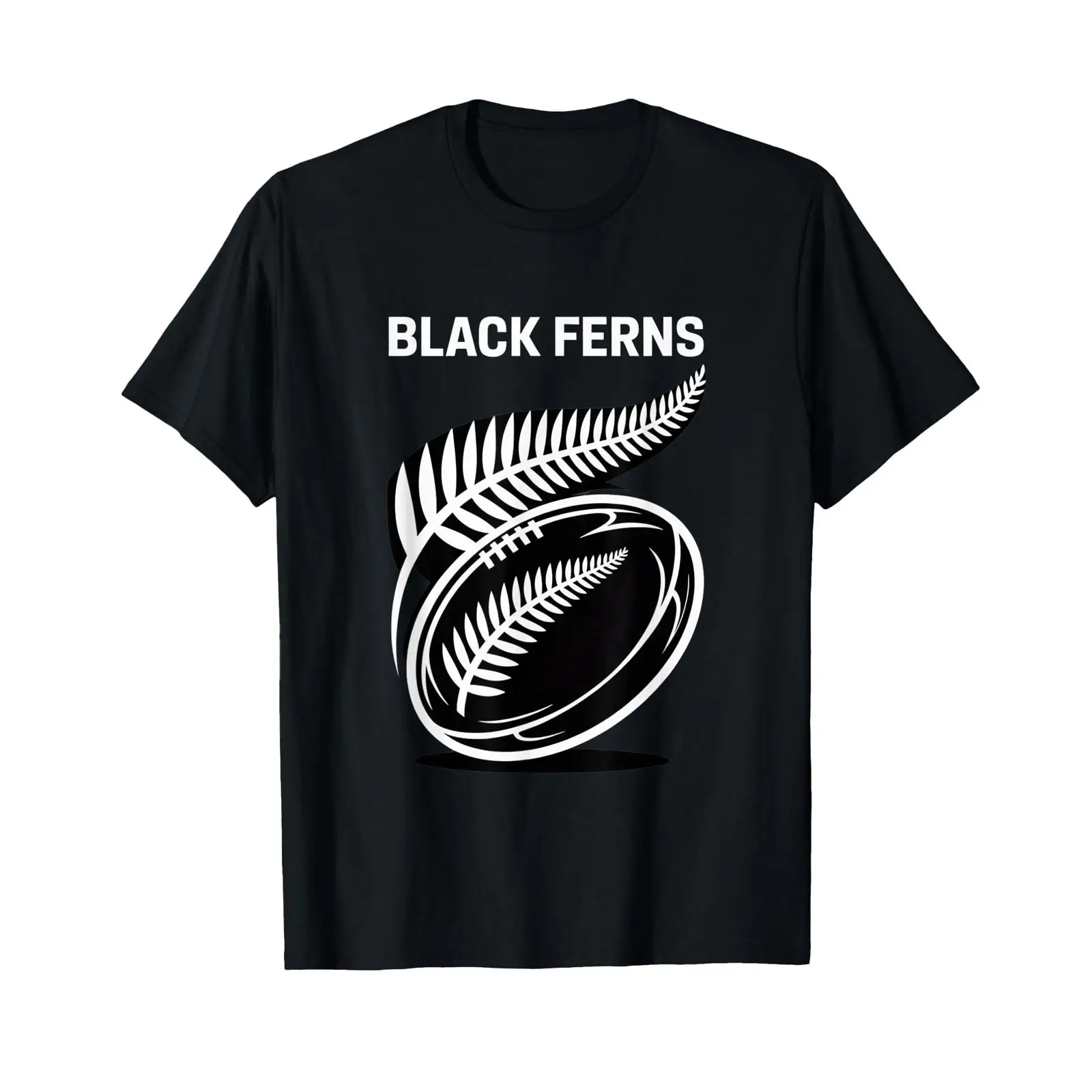 Women'S Fashion Rugby Shirt - Nieuw-Zeeland Rugby Womens Black Ferns Heren