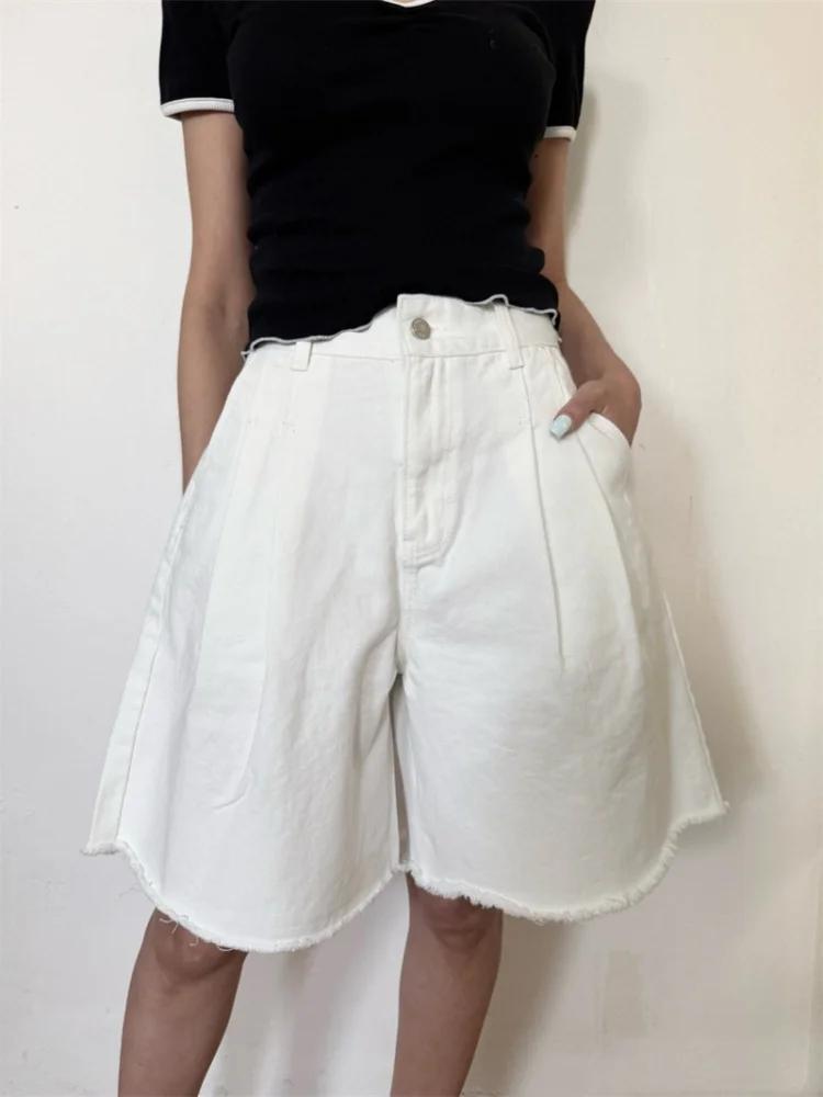Women Fashion Jeans - 2026 Y2K Mode Effen Geplooide Wijde