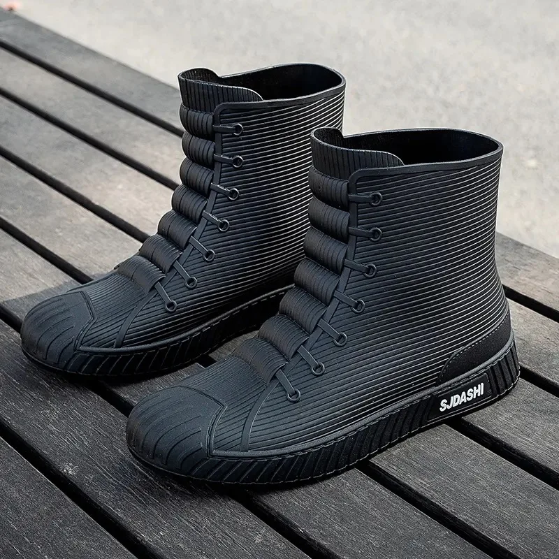 Women'S Fashion Gumboots - Paar Regenlaarzen Mode Rubber Gumboot Antislip