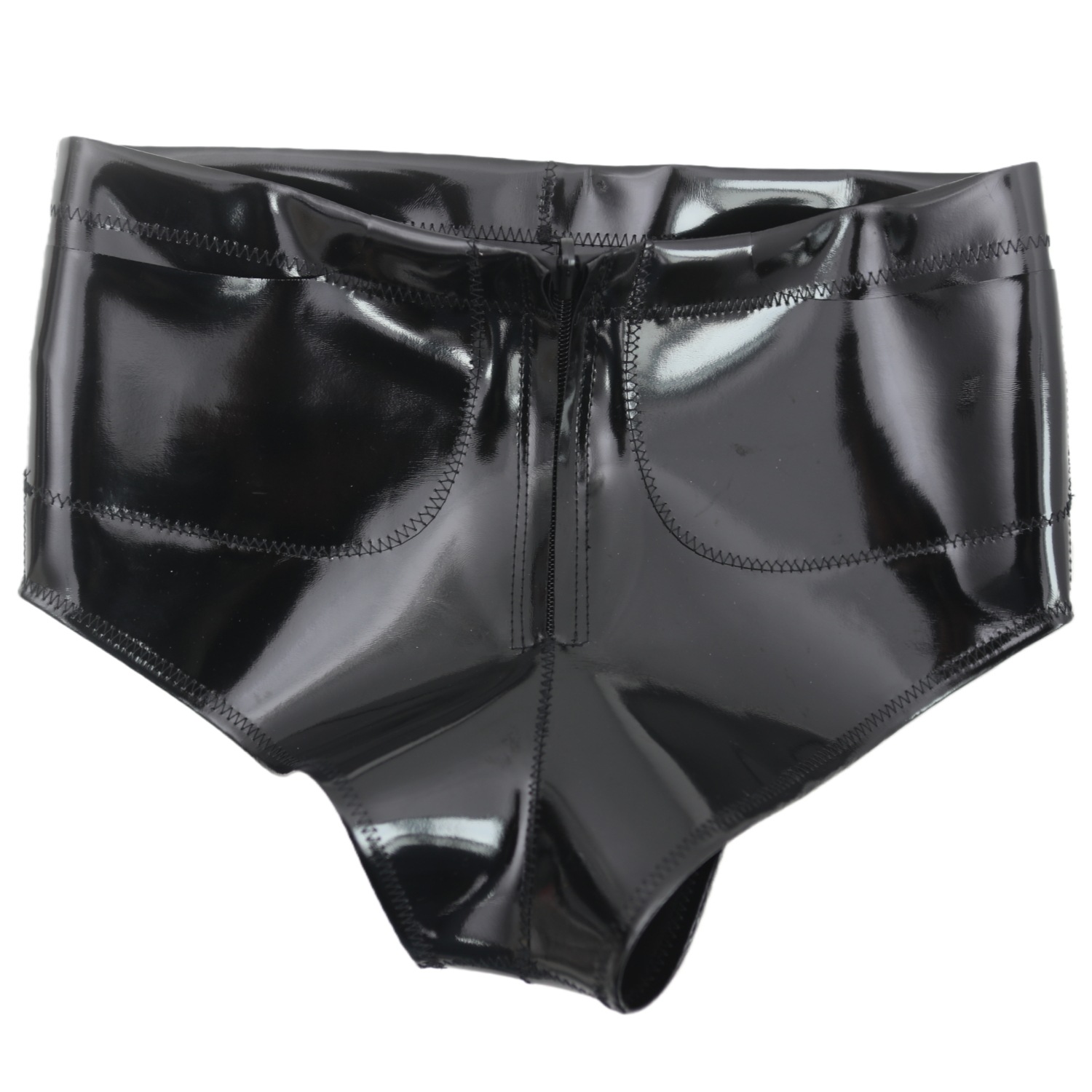 Women Fashion Styles - Dames Heren Glanzende zakshorts Mid-Rise slips