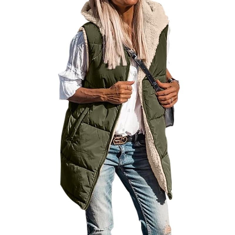 Sherpa Coat Women - Beide kanten kunnen dames 2023 warme