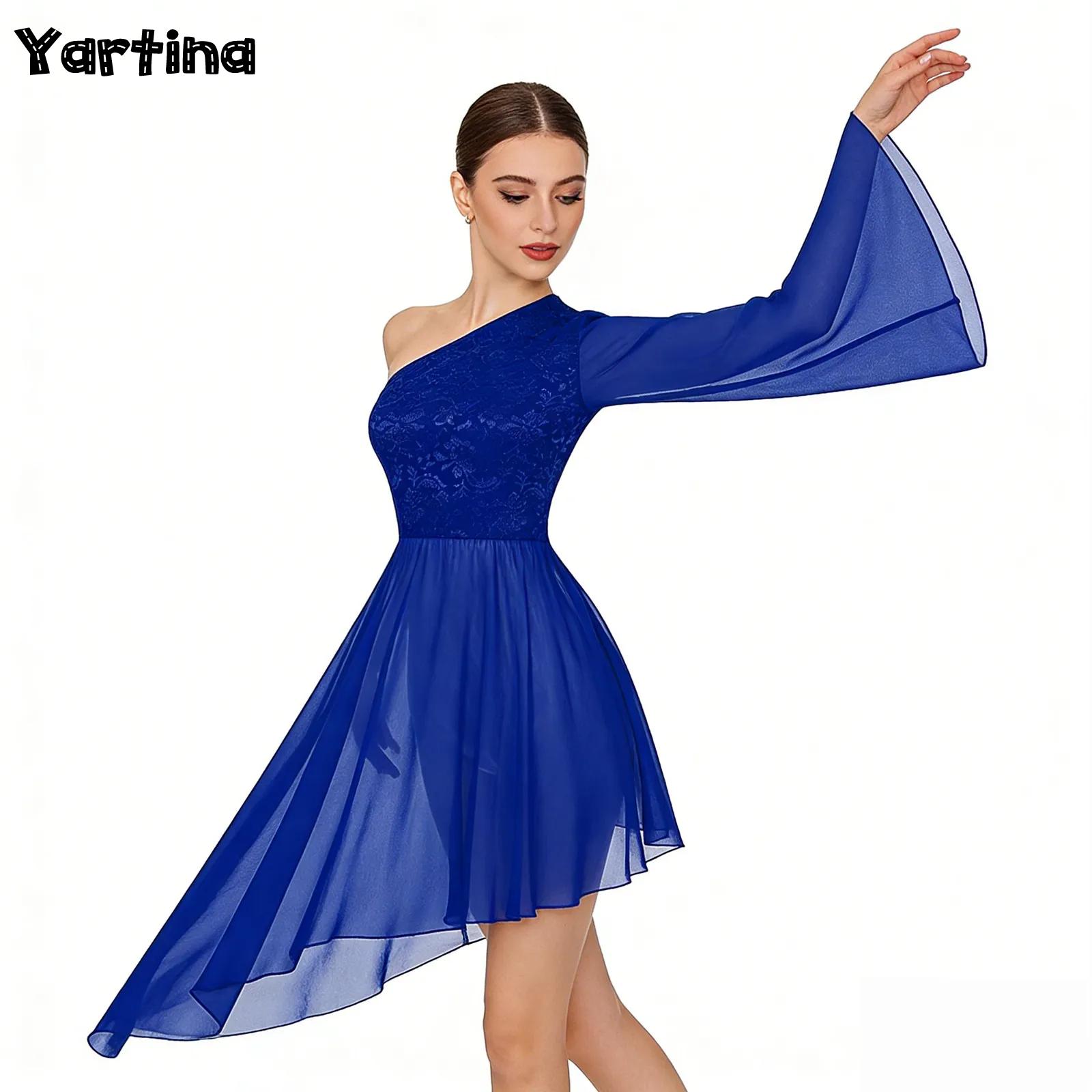 Wrap Blouse Chiffon - Womens liturgische lof ballet dans tuniek