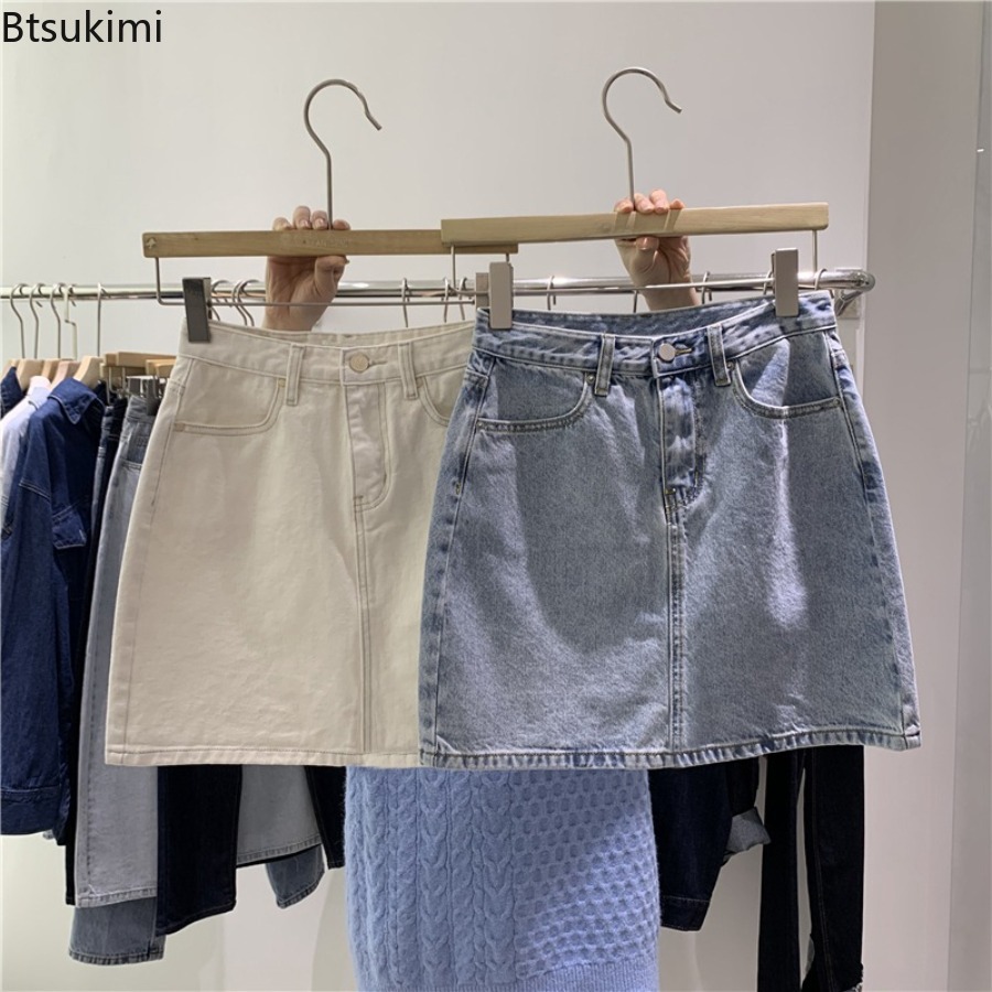 Women Fashion Jeans - 2026 Zomer Nieuwe Denim Short Skirt