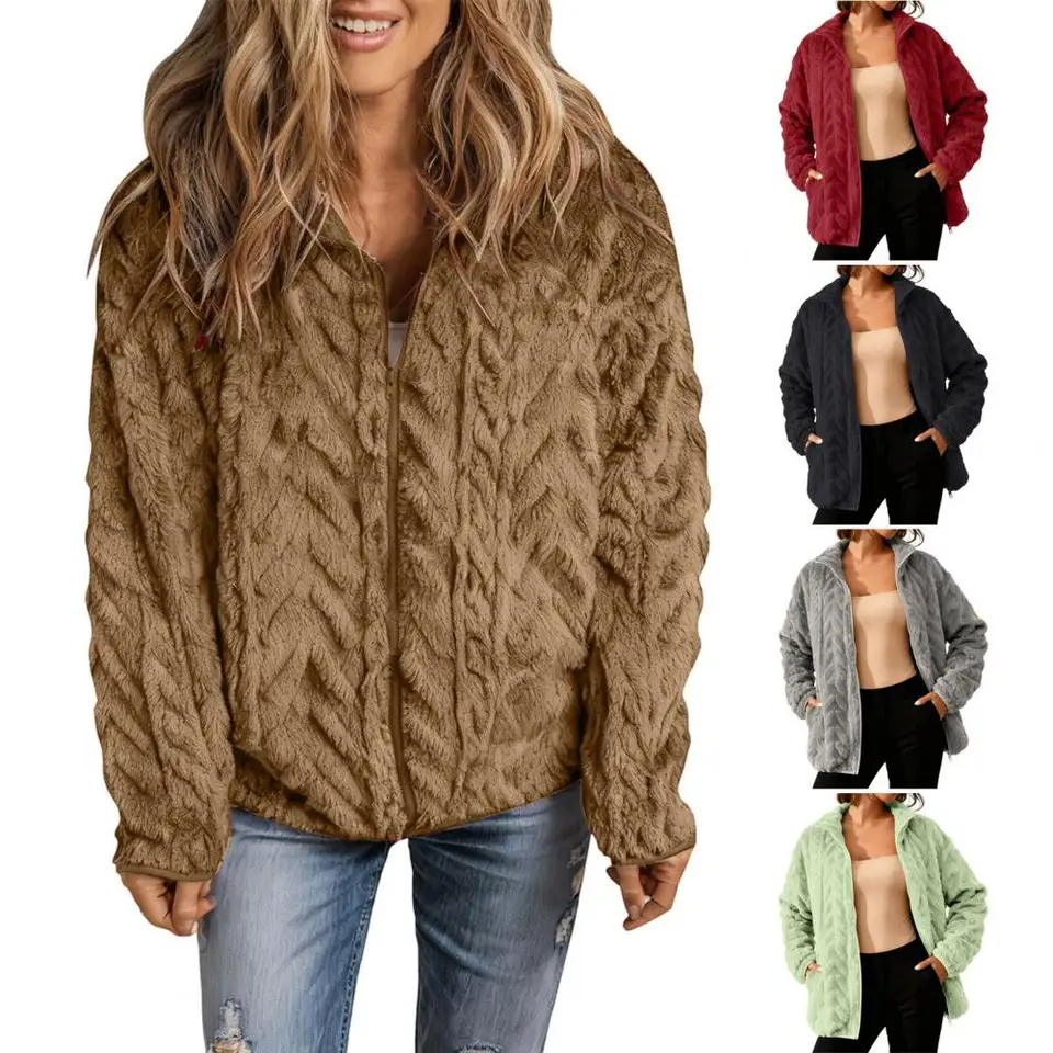 Sherpa Coat Women - Winterjas Dames Winterfleece voor dames met