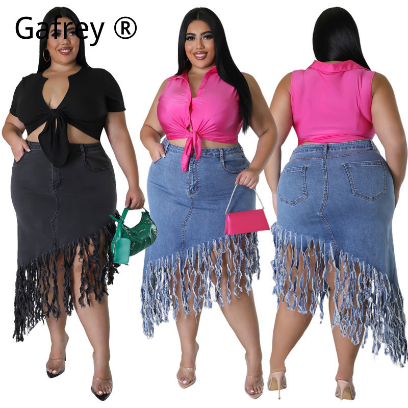 Women Fashion Jeans - Dames Plus Size 1XL 2XL 3XL