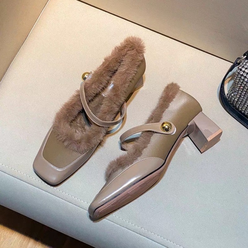 Women'S Fashion Trends Autumn 2025 - Damesschoenen met dikke hak, Franse stijl,