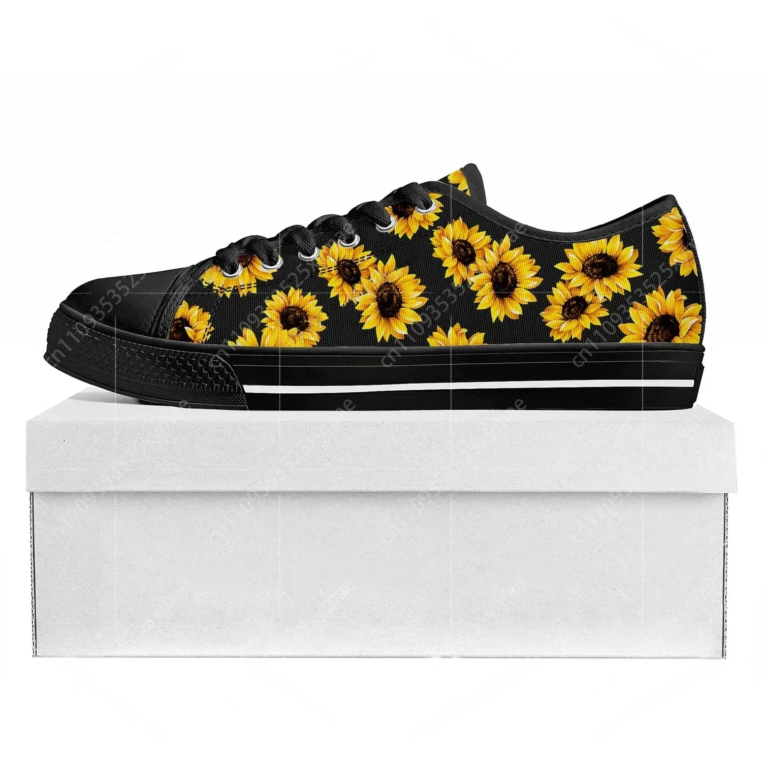 Zonnebloem gele bloem lage top - Women'S Yellow Fashion Sneakers recensie en prijs