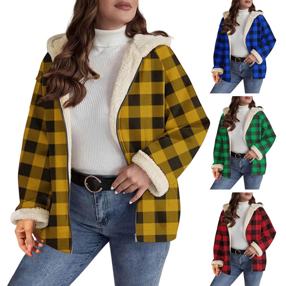 Sherpa geruite shacket voor da - Sherpa Coat Women recensie en prijs
