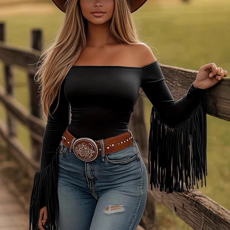 Dameskleding Blouse Franje Det - Women Fashion Styles recensie en prijs