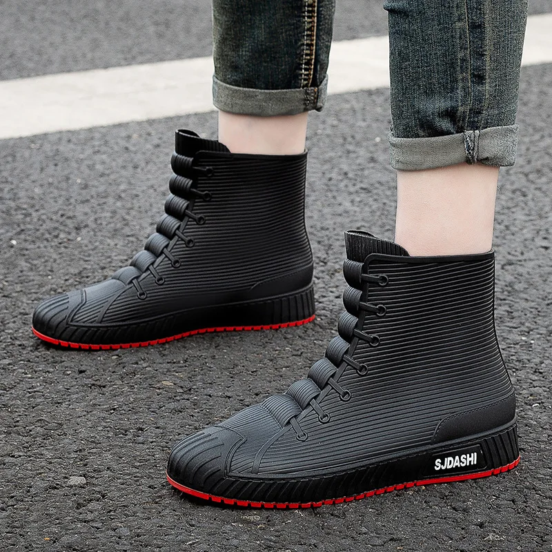 Paar Regenlaarzen Mode Rubber  - Women'S Fashion Gumboots recensie en prijs