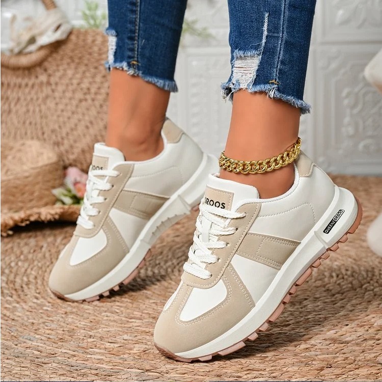 Mode gestreepte lichtgewicht d - Women'S Yellow Fashion Sneakers recensie en prijs