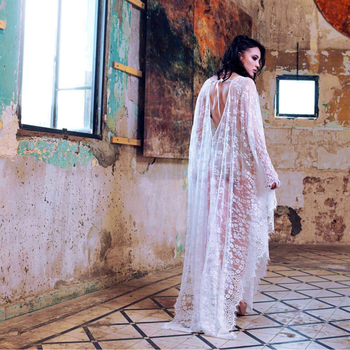 Losse kanten lange jurk voor d - Women Fashion Photoshoot recensie en prijs