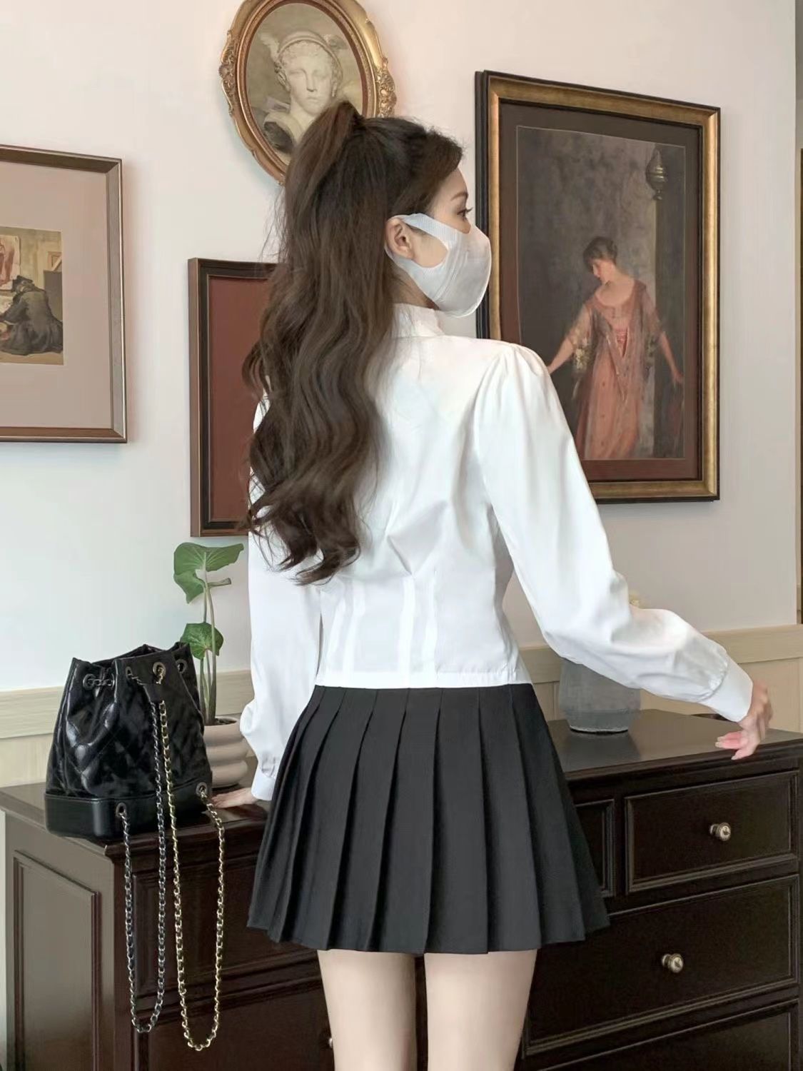 Jaren 2000 Wit Vintage Shirt M - Wrap Blouse Chiffon recensie en prijs