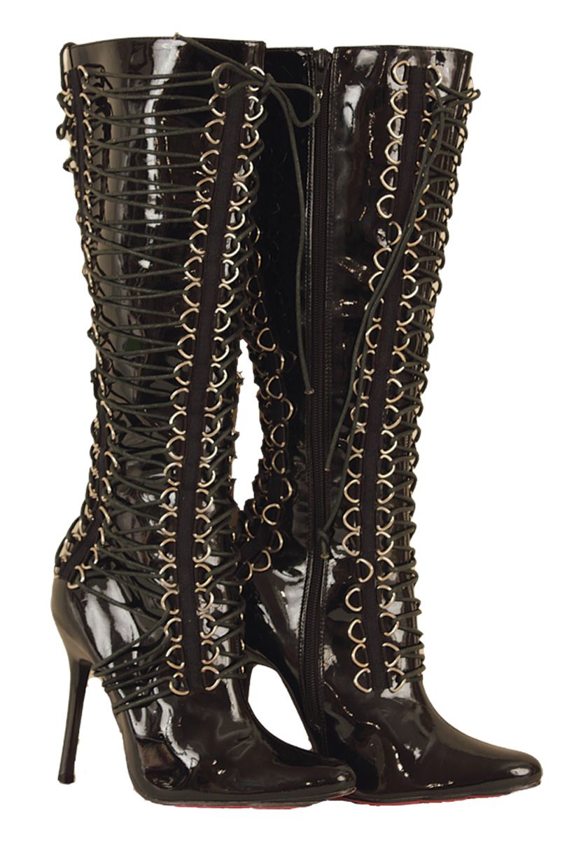 Lakleer gekruiste bandjes met  - Women'S Fashion Leather Boots recensie en prijs