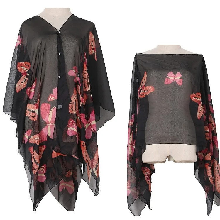 Dameszonbeschermingssjaal voor - Wrap Blouse Chiffon recensie en prijs