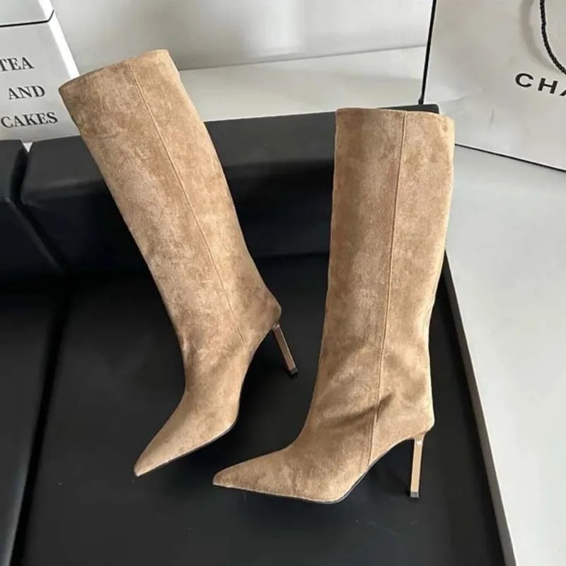 Luxe Vrouwen Lange Laarzen Mod - Women'S Fashion Leather Boots recensie en prijs