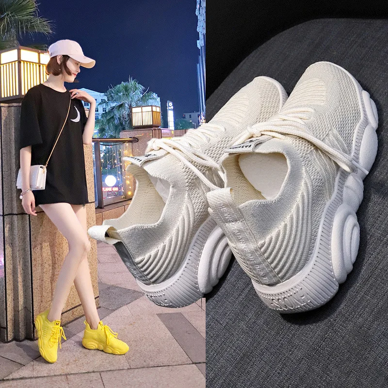 Mode Sneakers Vrouwen Platform - Women'S Yellow Fashion Sneakers recensie en prijs