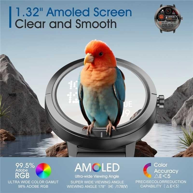 MoriTech GPS Smartwatch AMOLED - Women'S Fashion Retailers recensie en prijs