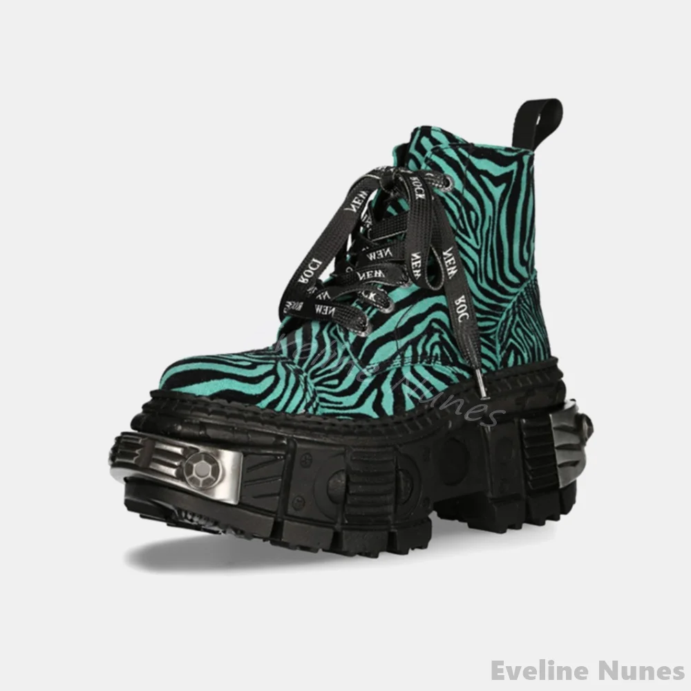 Retro Contrast Kleur Luipaard  - Women'S Fashion Leather Boots recensie en prijs