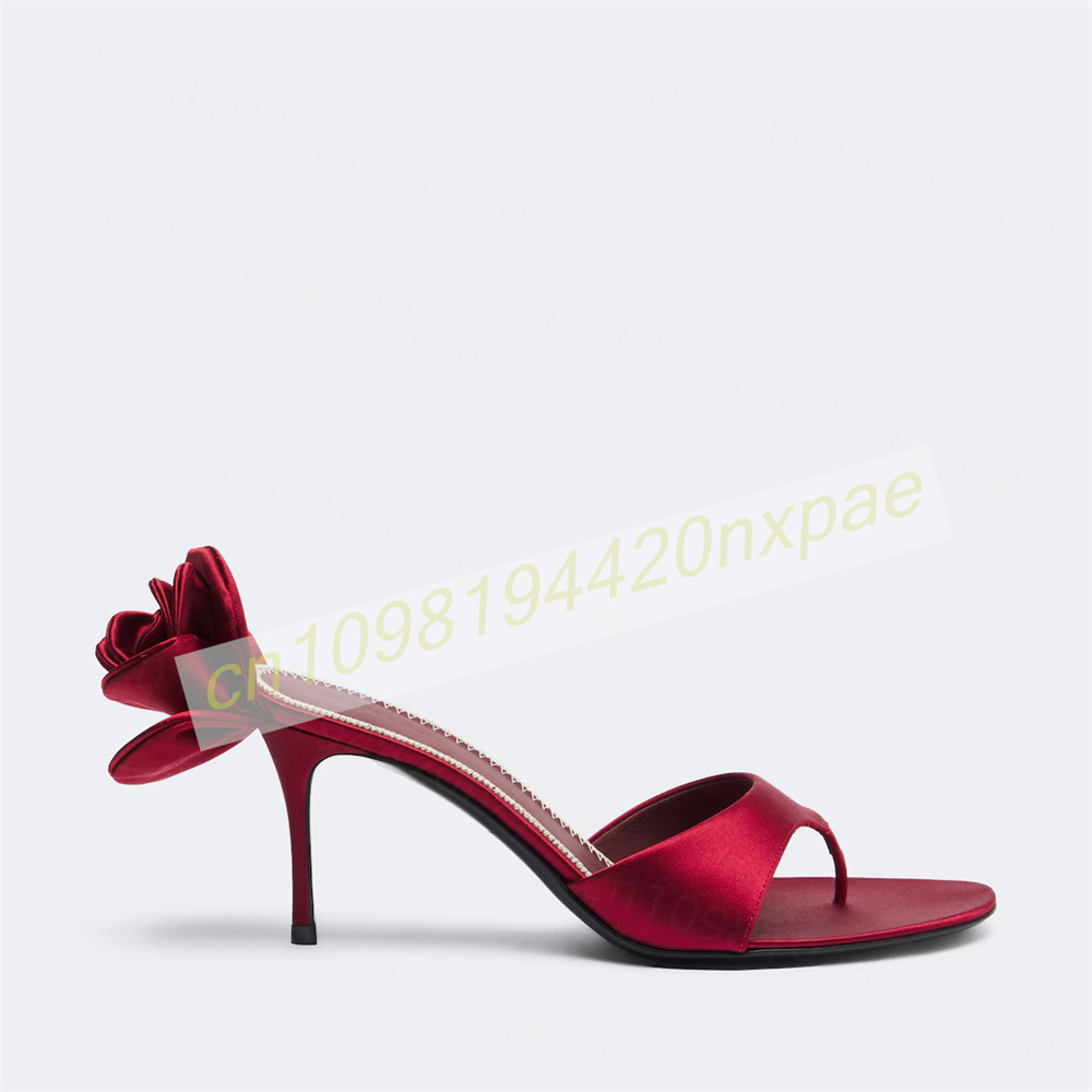 Dames rode satijnen thong mule - Floral Summer Dress recensie en prijs