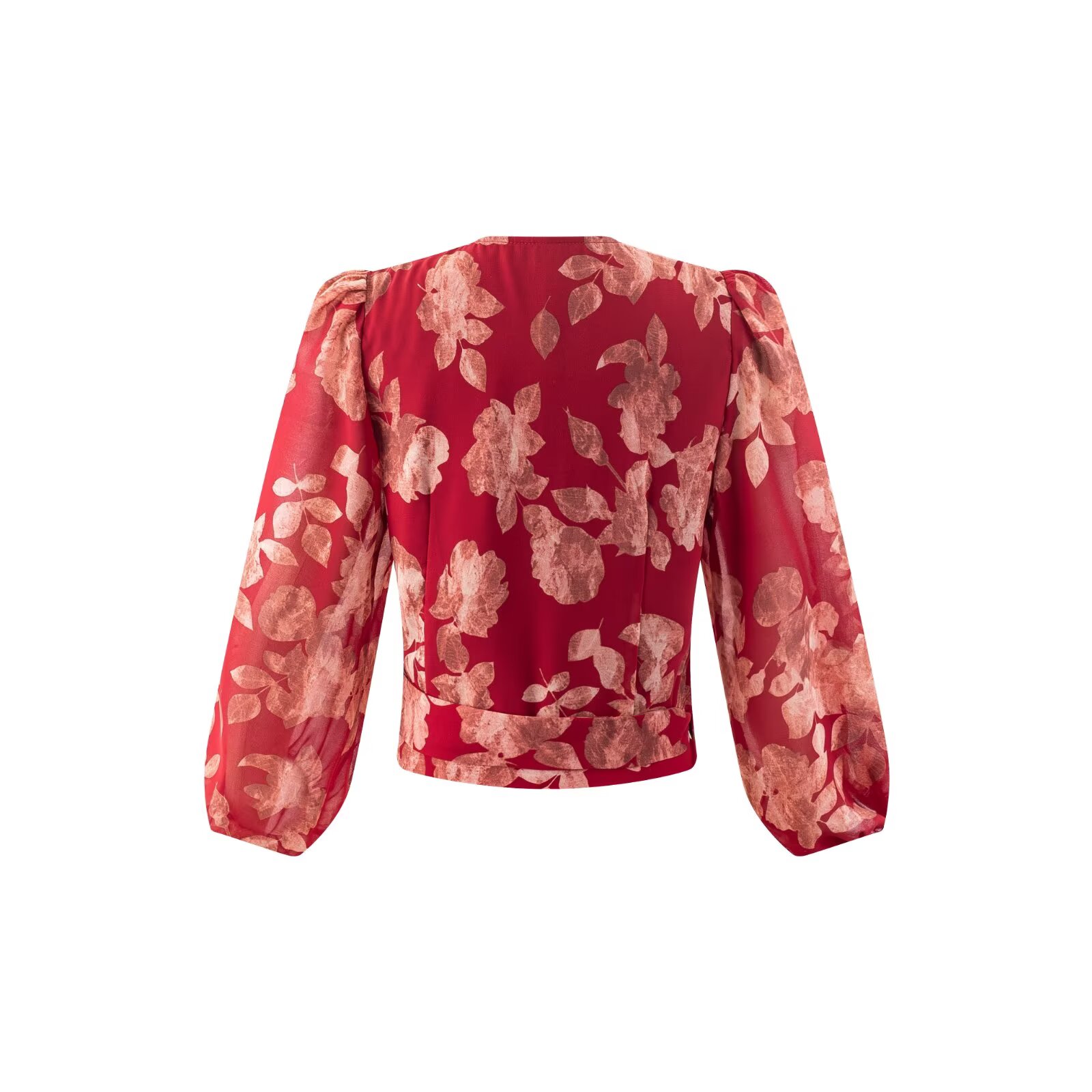 Dames V-hals Wrap Bandage Blou - Wrap Blouse Chiffon recensie en prijs