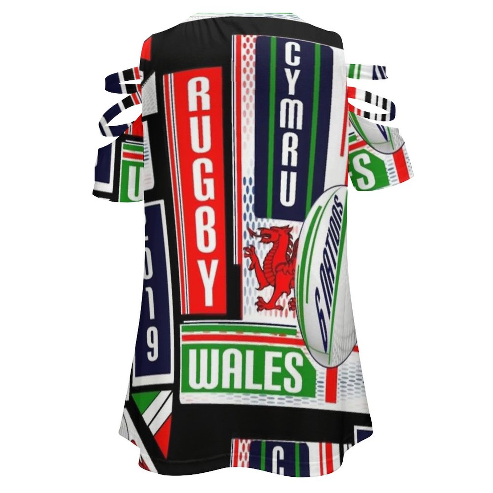 Cymru Welsh Wales Rugby Team D - Women'S Fashion Rugby Shirt recensie en prijs