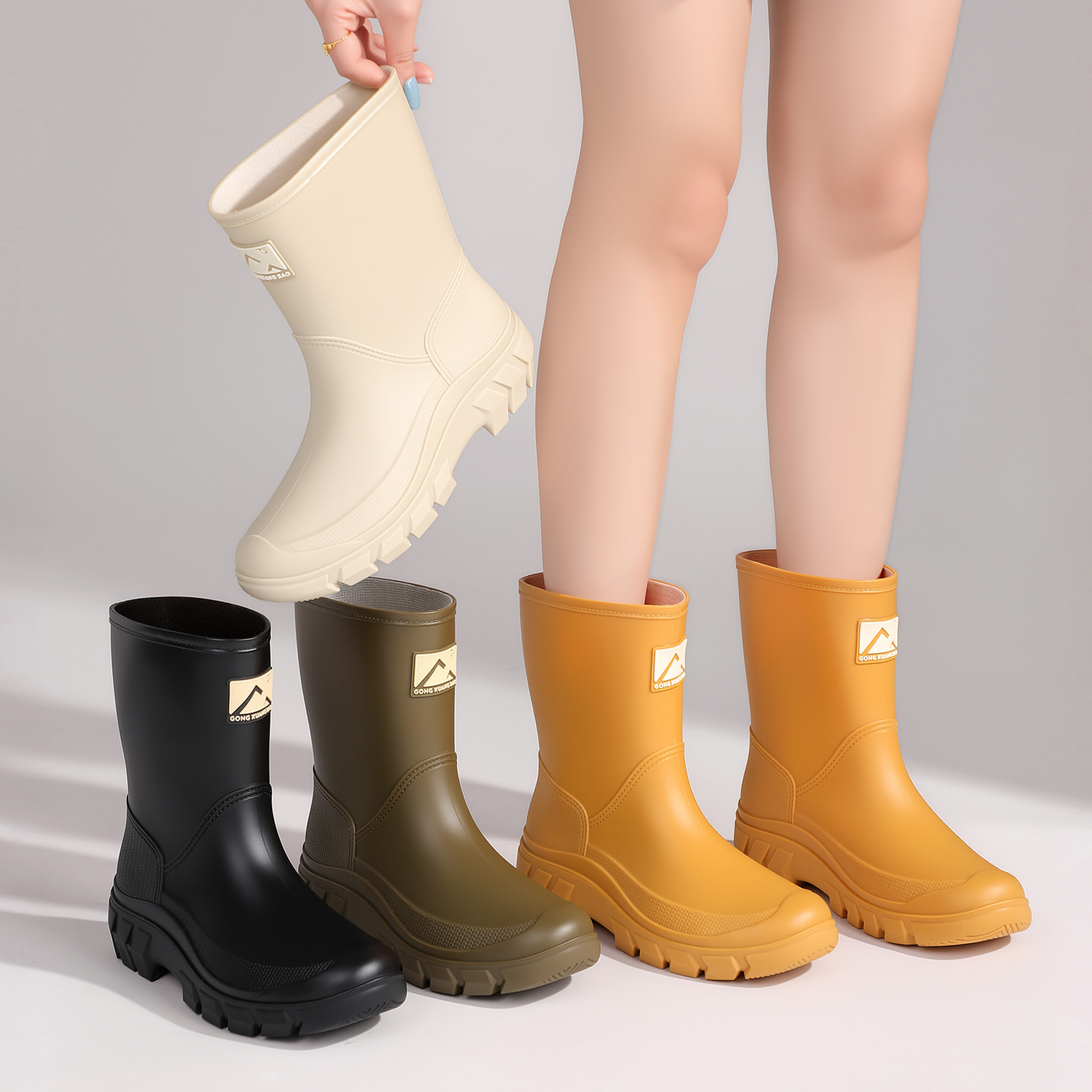 Dames regenlaarzen met fleecev - Women Fashion Online recensie en prijs