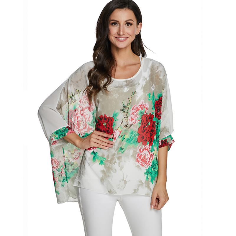 Bhflutter Camisas Mujer 2020 V - Wrap Blouse Chiffon recensie en prijs