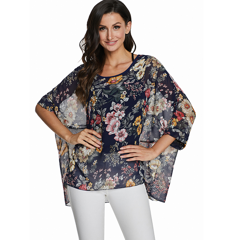 Bhflutter Camisas Mujer 2020 V - Wrap Blouse Chiffon recensie en prijs
