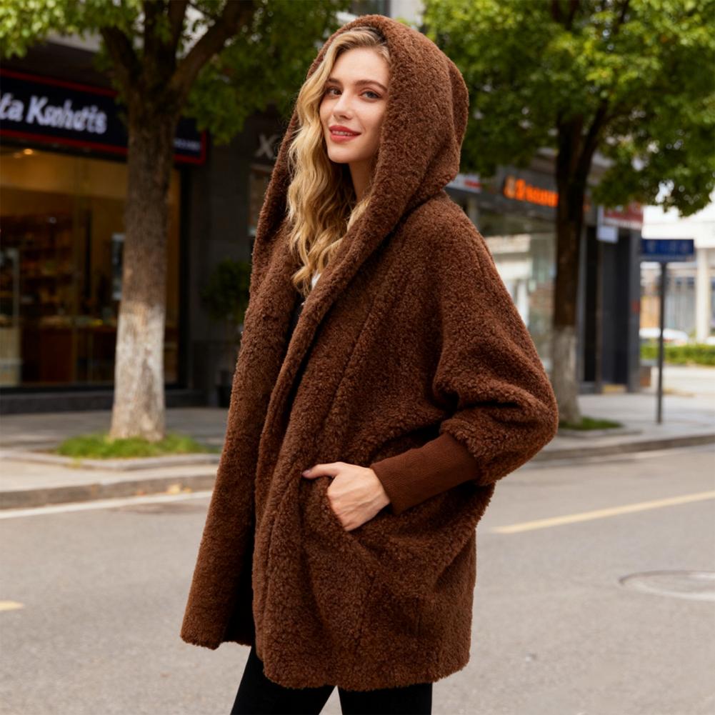 Dames polyester jas Dames fuzz - Sherpa Coat Women recensie en prijs