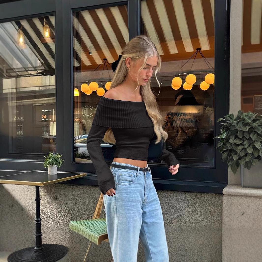 Street Fashion Off Shoulder To - Crop Top Women recensie en prijs