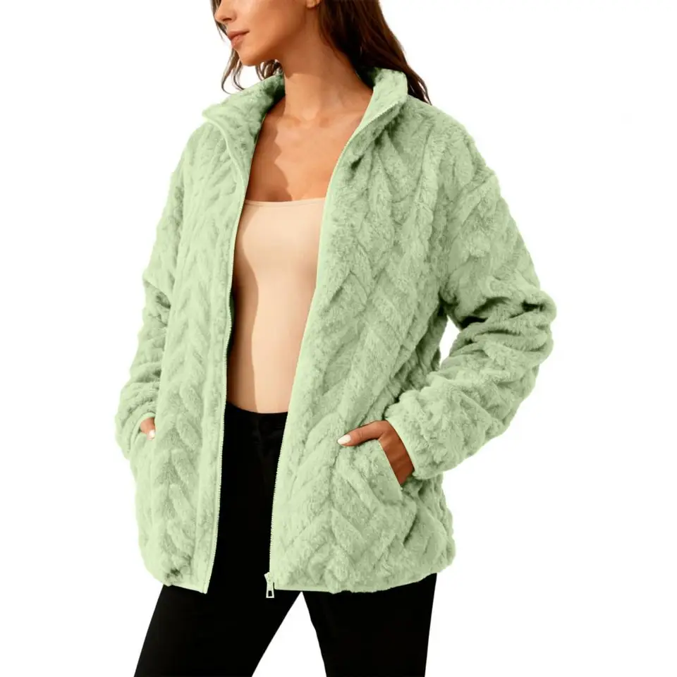 Winterjas Dames Winterfleece v - Sherpa Coat Women recensie en prijs