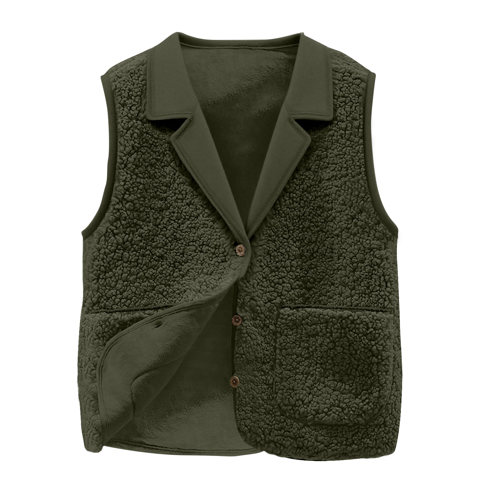 Sherpa-fleecevest voor dames,  - Sherpa Coat Women recensie en prijs