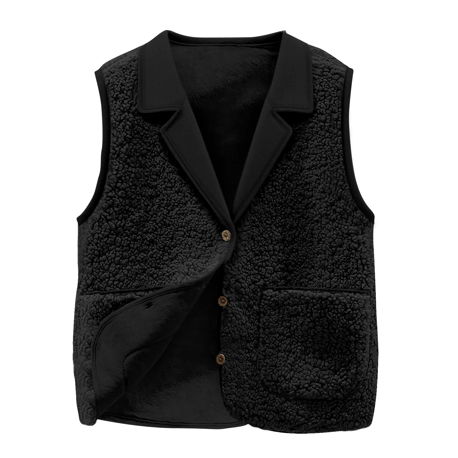 Sherpa-fleecevest voor dames,  - Sherpa Coat Women recensie en prijs