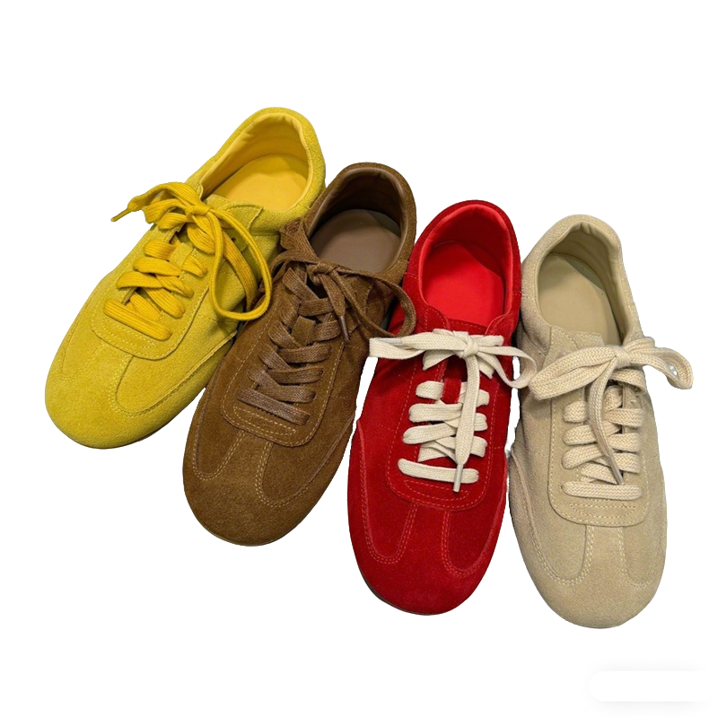 NORAZORA 4 Kleuren Koe Suède V - Women'S Yellow Fashion Sneakers recensie en prijs