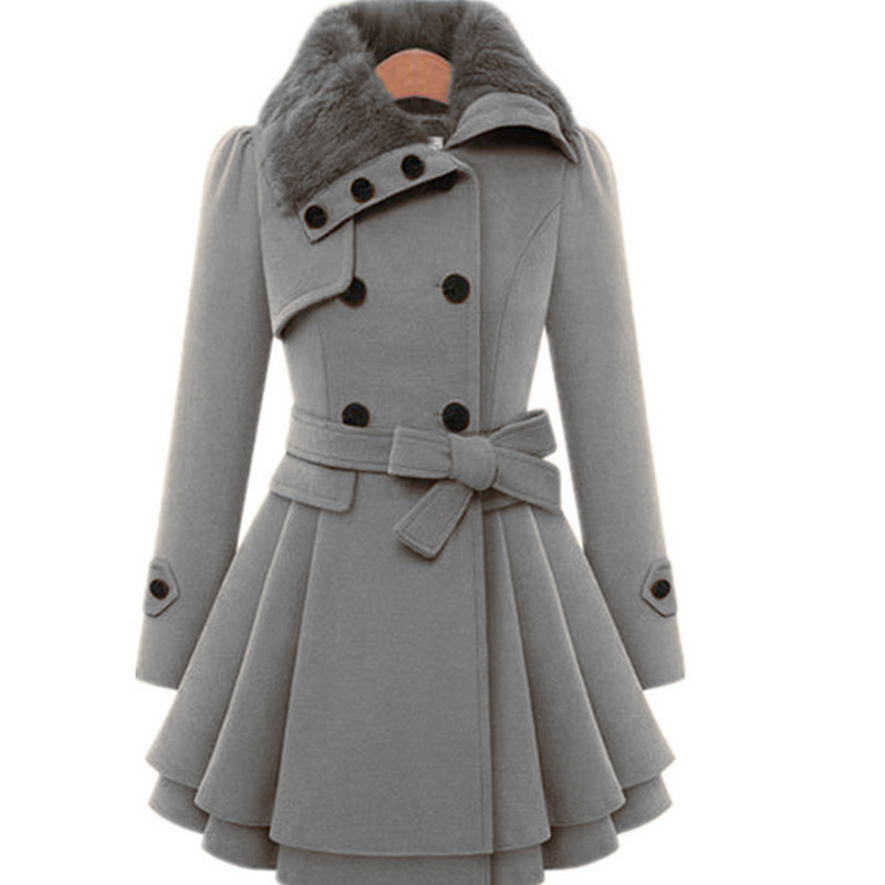 Winter slanke lange wollen she - Sherpa Coat Women recensie en prijs